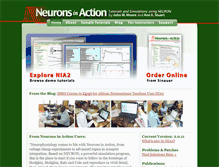 Tablet Screenshot of neuronsinaction.com